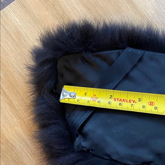 Real black fox collar in good condition - Picture 5 of 10